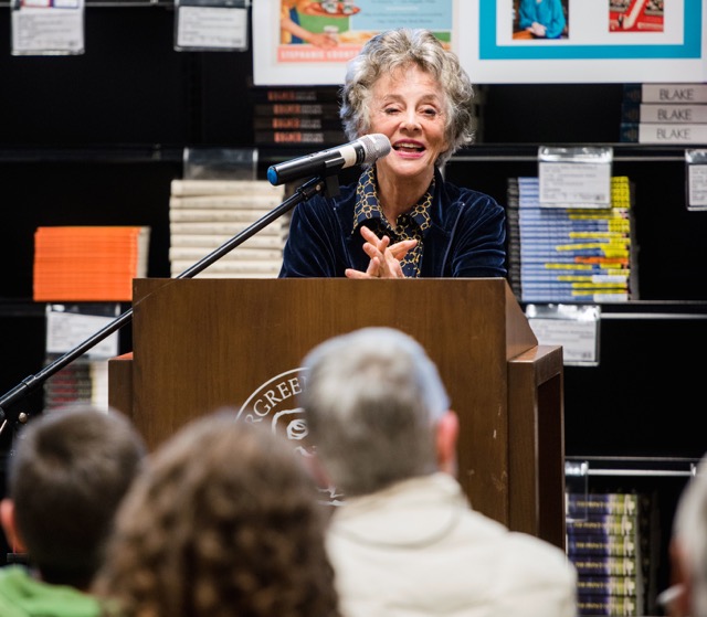 Stephanie Coontz speaking at The Evergreen State College